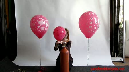 carefreeblowjobs Kinky-clips - Shiva Kitty Helium Inflates Balloons